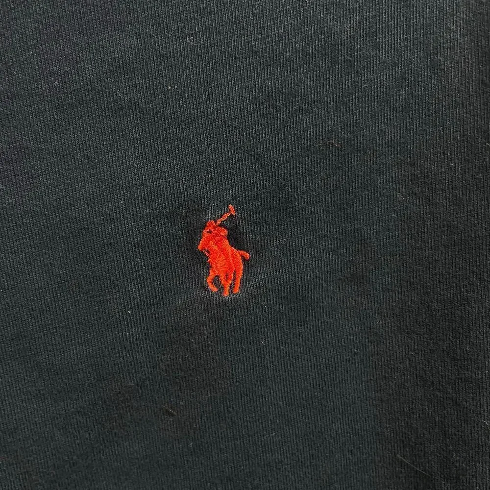 Polo Ralph Lauren Boys Long Sleeve Tee Shirt Size Large Navy Red 10-12 Preppy
